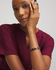 Chico's Jewelry Chianti Square Stretch Bracelet