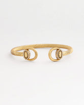 Chico's Jewelry Equestrian Horsebit Goldtone Cuff Bracelet