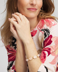 Chico's Jewelry Quartz Stone Stretch Bracelet