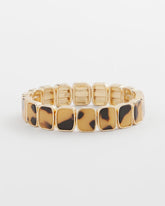 Chico's Jewelry Tortoise Square Stretch Bracelet