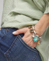 Chico's Jewelry Spring Flower Charm Bracelet