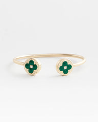 Chico's Jewelry Four Leaf Clover Flex Cuff Bracelet