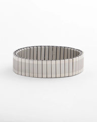 Chico's Jewelry Silver Tone Stretch Watchband Bracelet