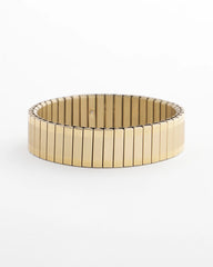 Chico's Jewelry Goldtone Stretch Watchband Bracelet