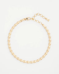 Chico's Jewelry Golden Bamboo Collar Necklace