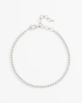 Chico's Jewelry Silvertone Beaded Necklace