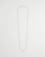 Chico's Jewelry Fine Crystal Long Chain Necklace