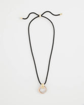 Chico's Jewelry Adjustable Tri-Tone Pendant Necklace