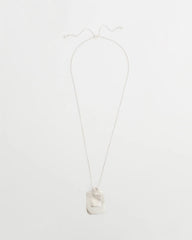 Chico's Jewelry Adjustable Square Pendant Necklace