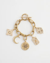 Chico's Jewelry Gold Celestial Charm Bracelet