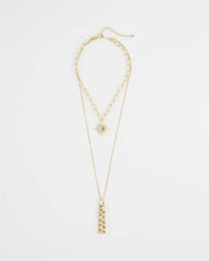 Chico's Jewelry Convertible Zodiac Pendant Necklace