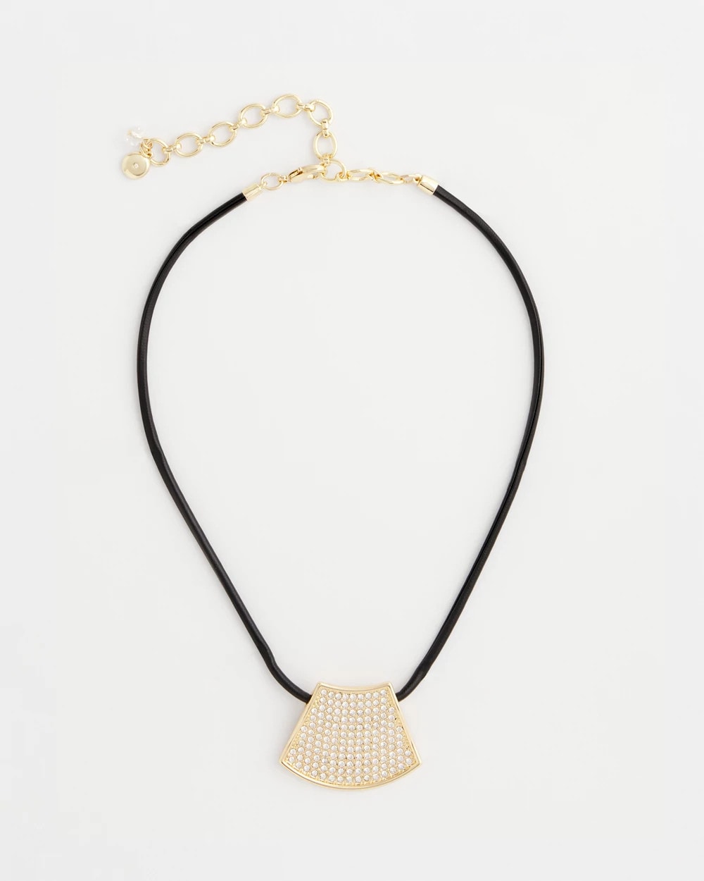 Chico's Jewelry Gold Glitz Pendant Necklace