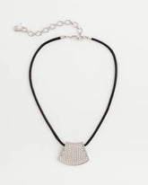 Chico's Jewelry Silver Glitz Pendant Necklace