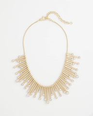 Chico's Jewelry Chico’s Originals Gold Slice & Gem Bib