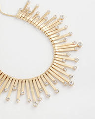 Chico's Jewelry Chico’s Originals Gold Slice & Gem Bib
