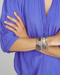Chico's Jewelry Faux Tennis Stretch Bracelet