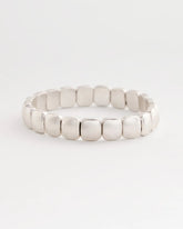 Chico's Jewelry Silvertone Stretch Bracelet