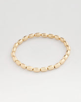 Chico's Jewelry Goldtone Oval Beaded Stretch Bracelet