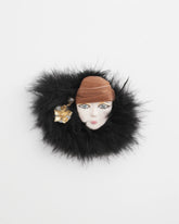 Chico's Jewelry Feathered Lady Brooch