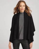 Chico's Accessories Embellished Shawl Collar Ruana