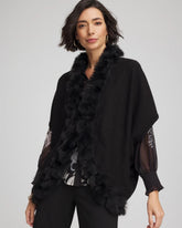 Chico's Accessories Faux Fur Cocoon