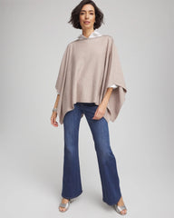 Chico's Accessories Rhinestone Embellished Poncho