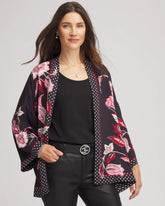 Chico's Accessories Short Floral Kimono