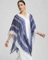 Chico's Accessories Long Embellished Linen Kaftan