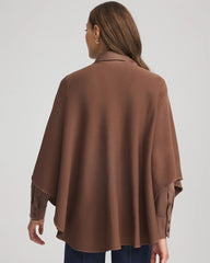 Chico's Accessories Crepe Open-Front Ruana