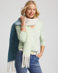 Chico's Accessories Cozy Ombre Oblong Scarf