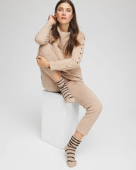 Chico's Accessories Striped Cozy Socks