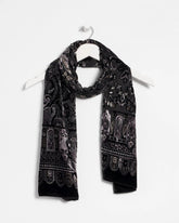 Chico's Accessories Velvet Burnout Oblong Scarf