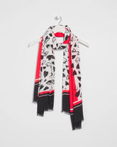 Chico's Accessories Lover Girl Woven Oblong Scarf