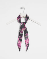 Chico's Accessories Floral Animal Print Skinny Scarf