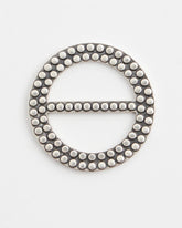 Chico's Accessories Silvertone Scarf Ring