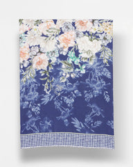 Chico's Accessories Colorblock Floral-Print Oblong Scarf