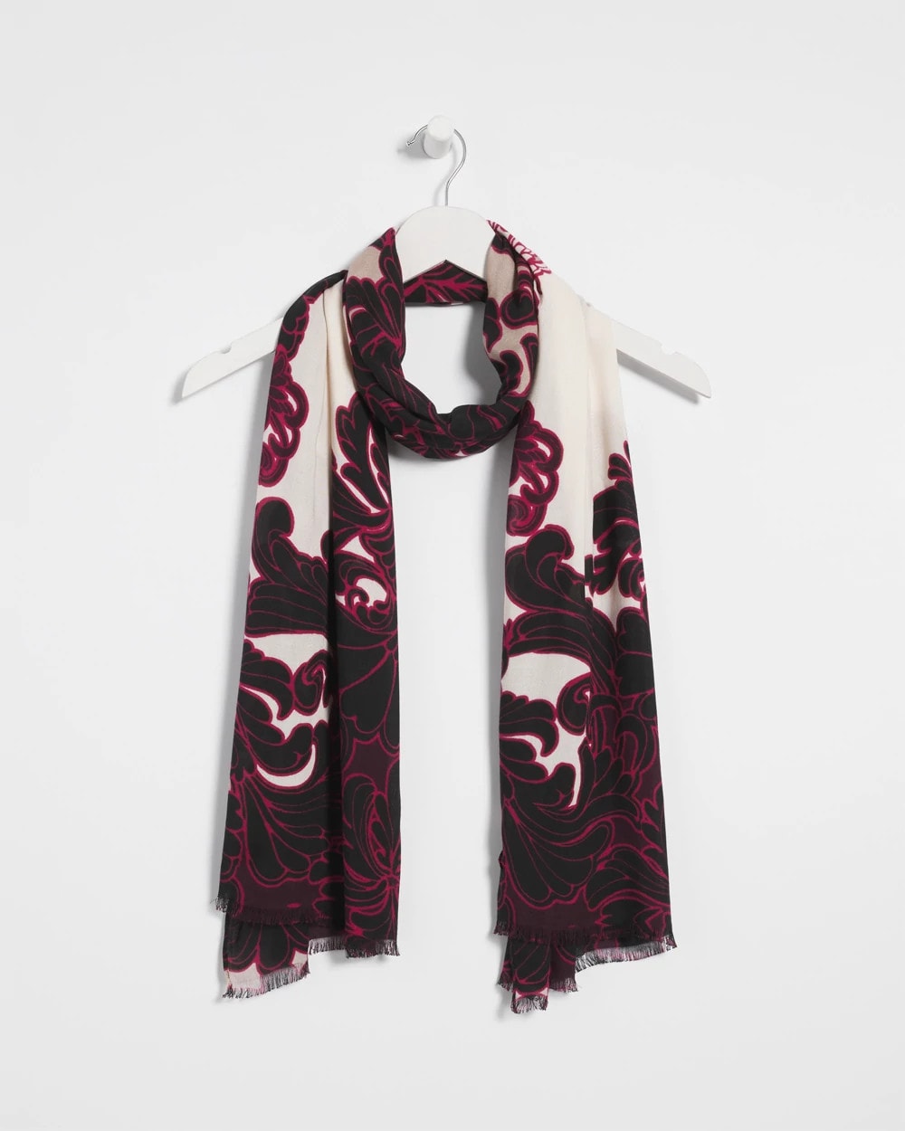 Chico's Accessories Maude Medallion Oblong Scarf