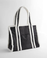 Chico's Accessories Faux Fur Sporty Tote Bag