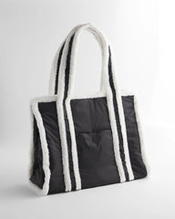 Chico's Accessories Faux Fur Sporty Tote Bag