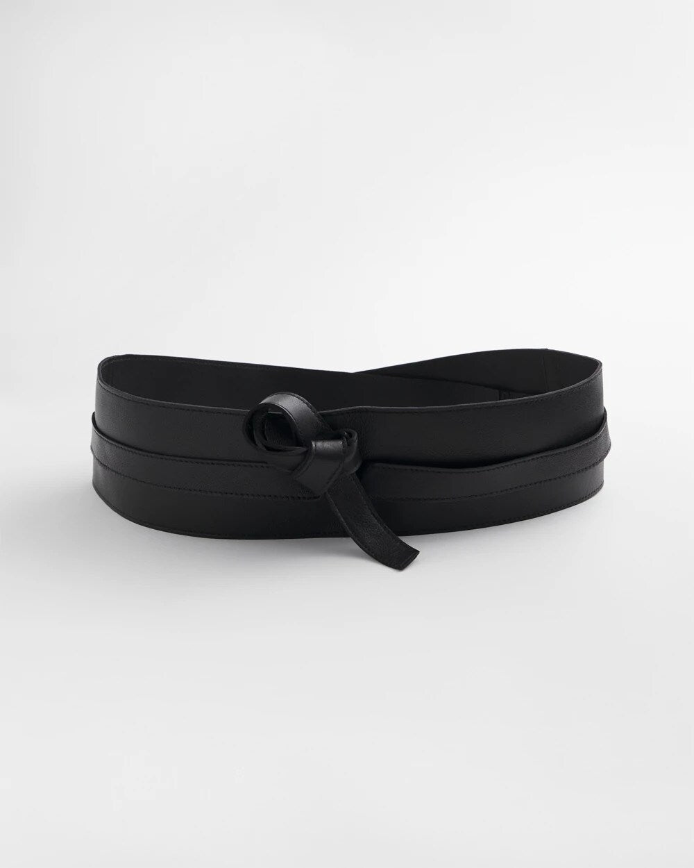Chico's Accessories Leather Obi Belt