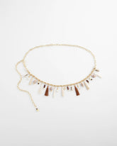 Chico's Accessories Novelty Beaded Chain Belt
