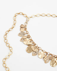 Chico's Accessories Leaf Chain Belt