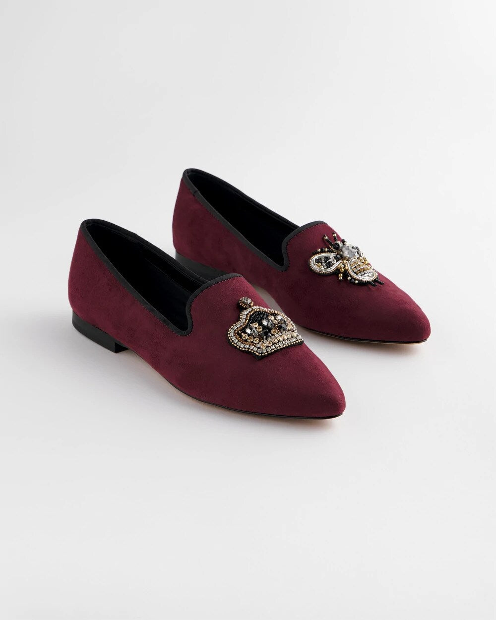 Chico's Accessories Grace Queen Bee Slip-On Loafers