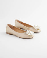 Chico's Accessories Olympia Pearl Ballet Flats