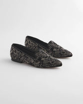 Chico's Accessories Gwyn Art Deco Beaded Flats
