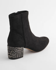 Chico's Accessories Embellished Destiny Art Deco Boot Heels