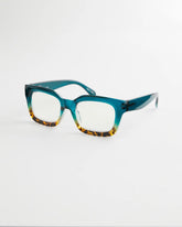 Chico's Accessories Blue Tortoise Crystal Fade Readers