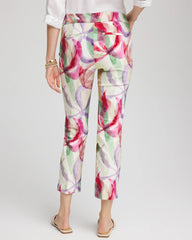 Chico's Petites Petite Brigitte™ Slub Slim Cropped Pants