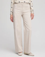 Chico's Petites Petite Sateen Cargo Pants