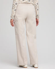 Chico's Petites Petite Sateen Cargo Pants